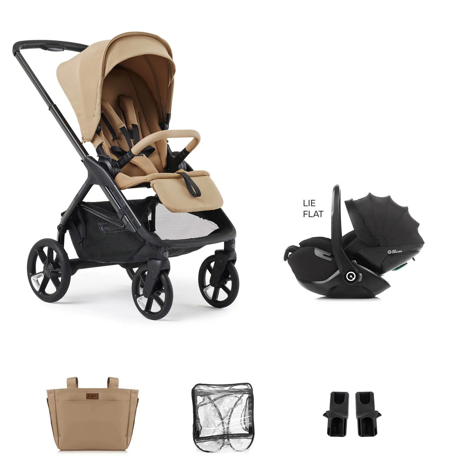 Jane Keep Pushchair + Kombibaby Lie-Flat 360 Baby i-Size Car Seat Bundle - Image 43