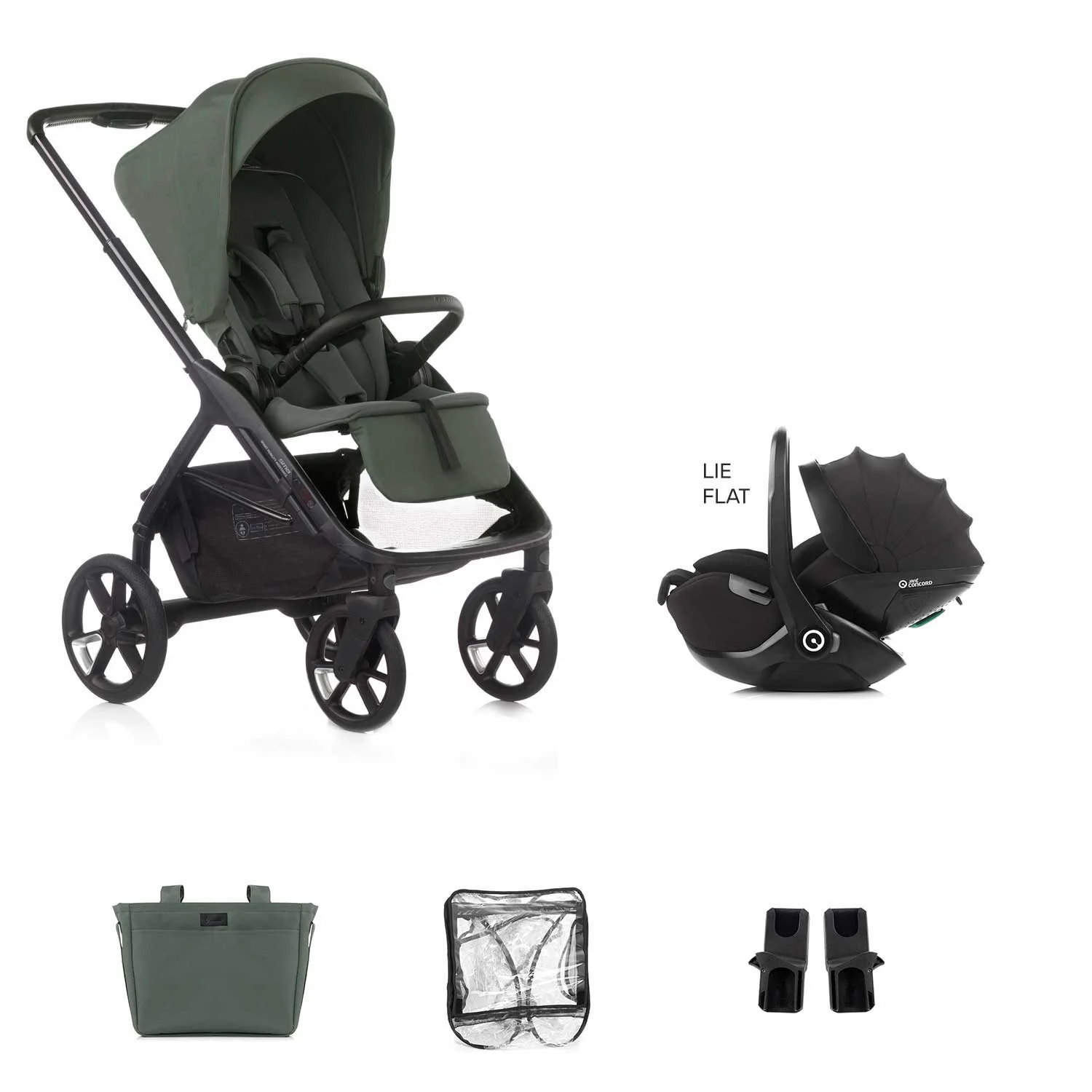 Jane Keep Pushchair + Kombibaby Lie-Flat 360 Car Seat Travel System - Image 35