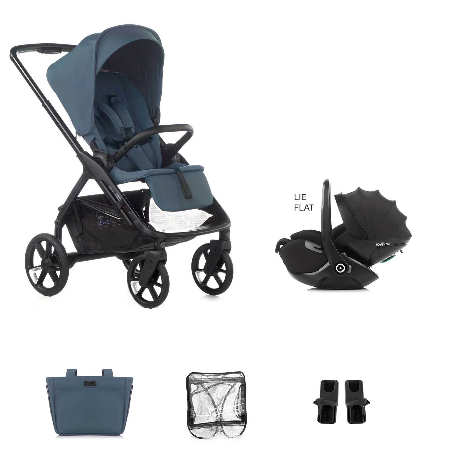 Jane Keep Pushchair + Kombibaby Lie-Flat 360 Car Seat Travel System - Image 37