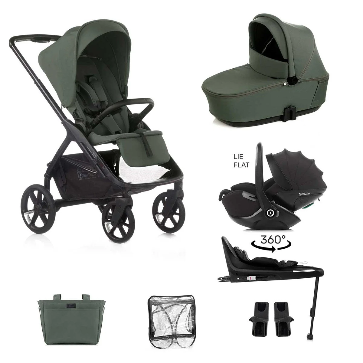 Jane Keep Trio Kombibaby 360 Lie-Flat Car Seat Travel System - Image 40