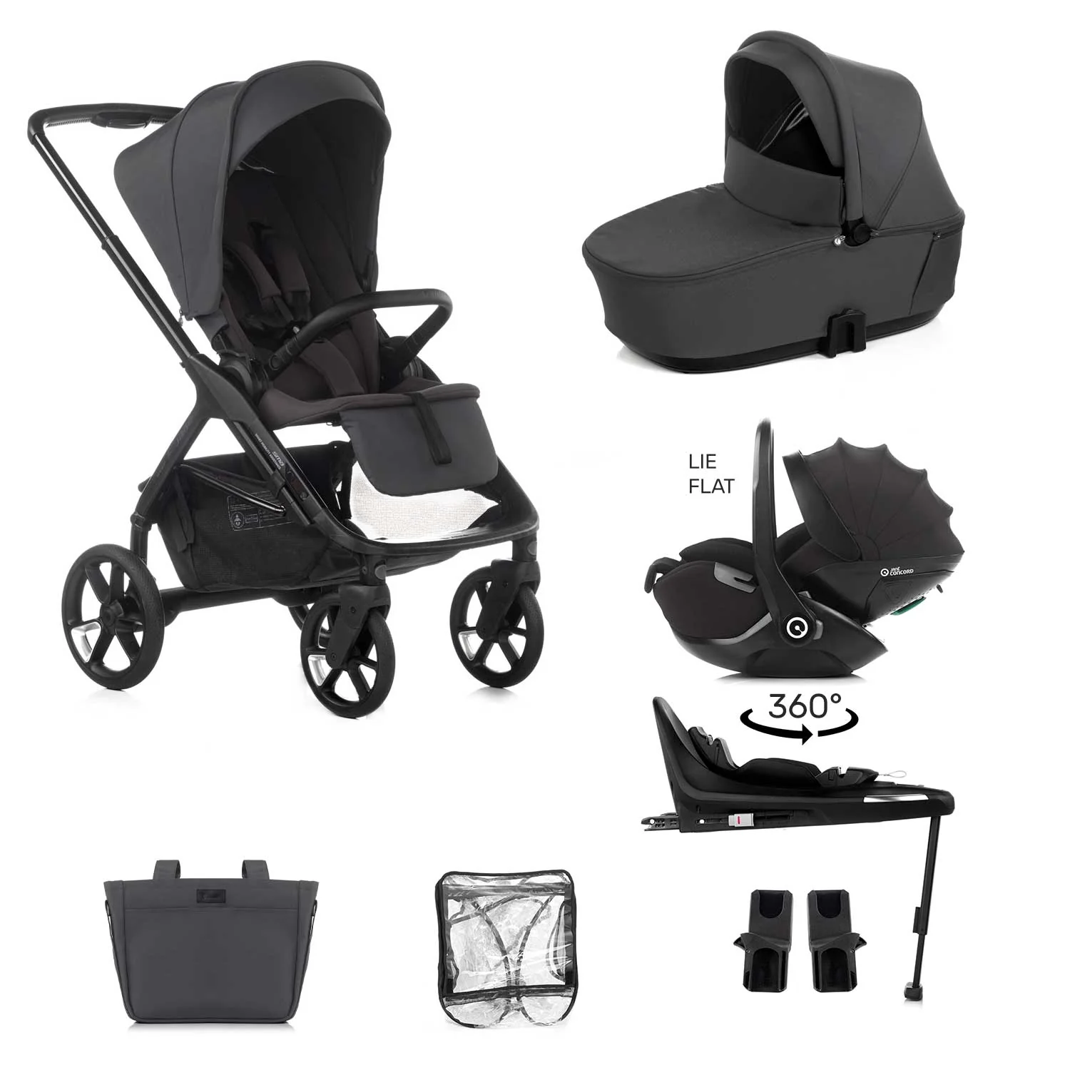 Jane Keep Trio Kombibaby 360 Lie-Flat Car Seat Travel System - Image 45