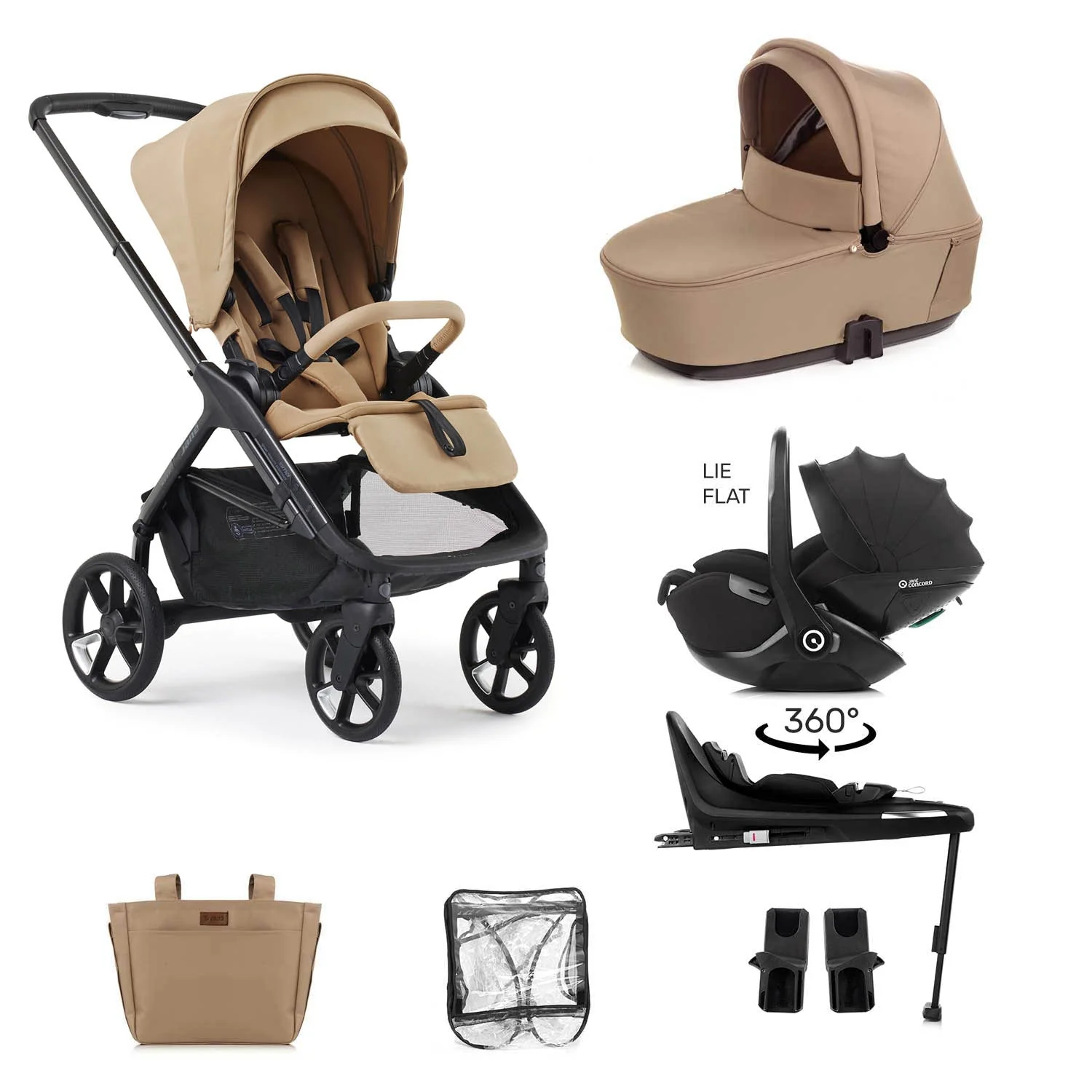 Jane Keep Trio Kombibaby 360 Lie-Flat Car Seat Travel System - Image 49