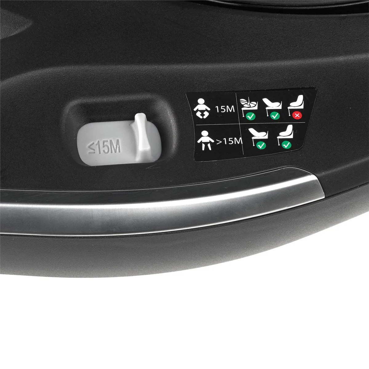 Jane Kombikid 360° Rotating i-Size Car Seat 40-105 cm Matt Black - Image 32