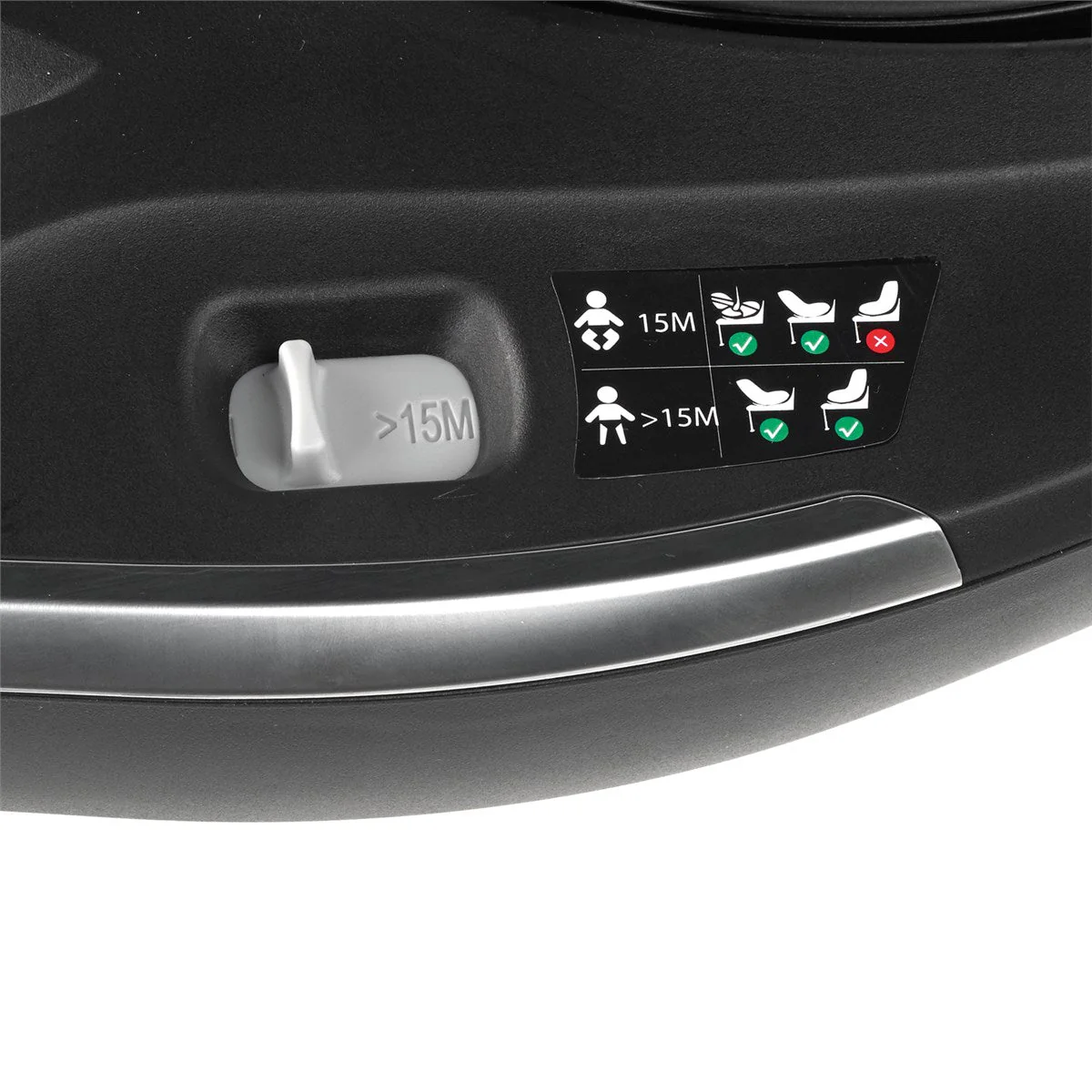 Jane Kombikid 360° Rotating i-Size Car Seat 40-105 cm Matt Black - Image 33