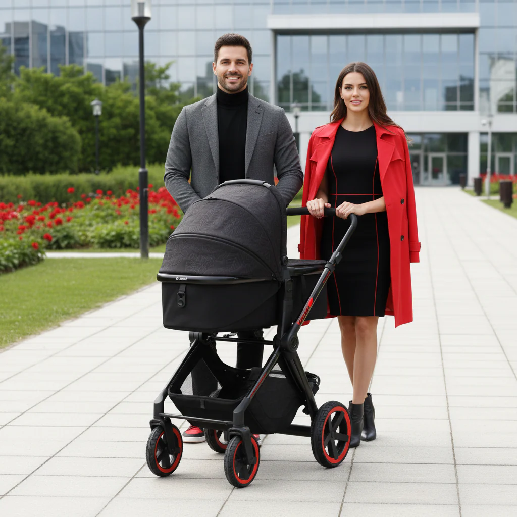 Jané Limited Edition Crosslight Pro Carbon 3in1 Travel System with Koos Car Seat - Image 12