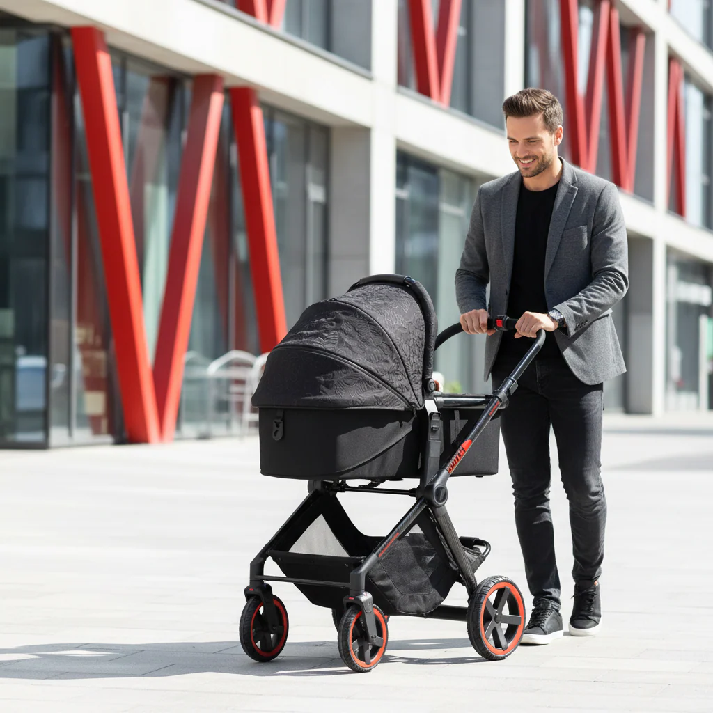 Jané Limited Edition Crosslight Pro Carbon 3in1 Travel System with Koos Car Seat - Image 15