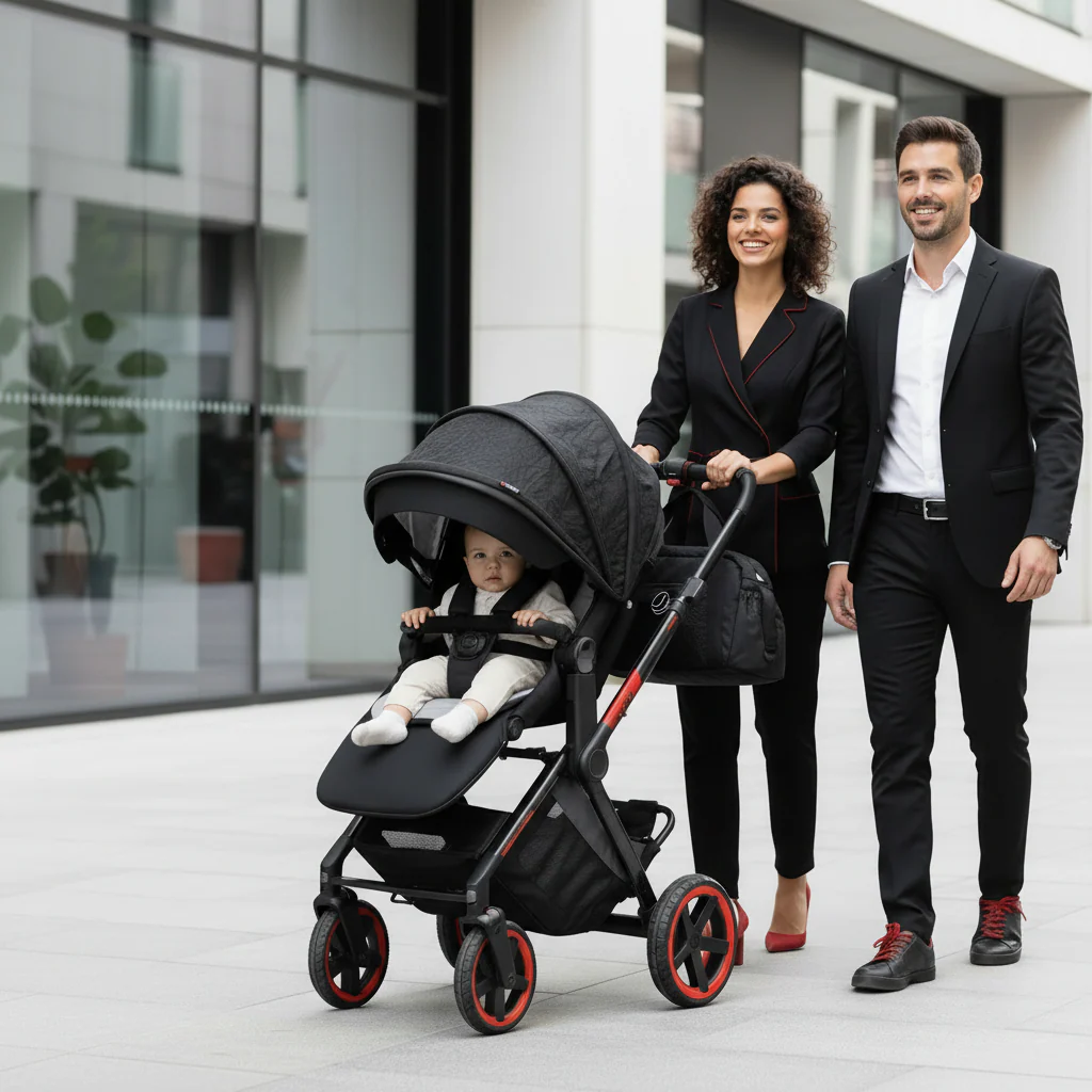 Jané Limited Edition Crosslight Pro Carbon 3in1 Travel System with Koos Car Seat - Image 3