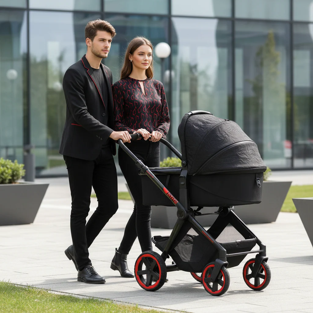 Jané Limited Edition Crosslight Pro Carbon 3in1 Travel System with Koos Car Seat - Image 4