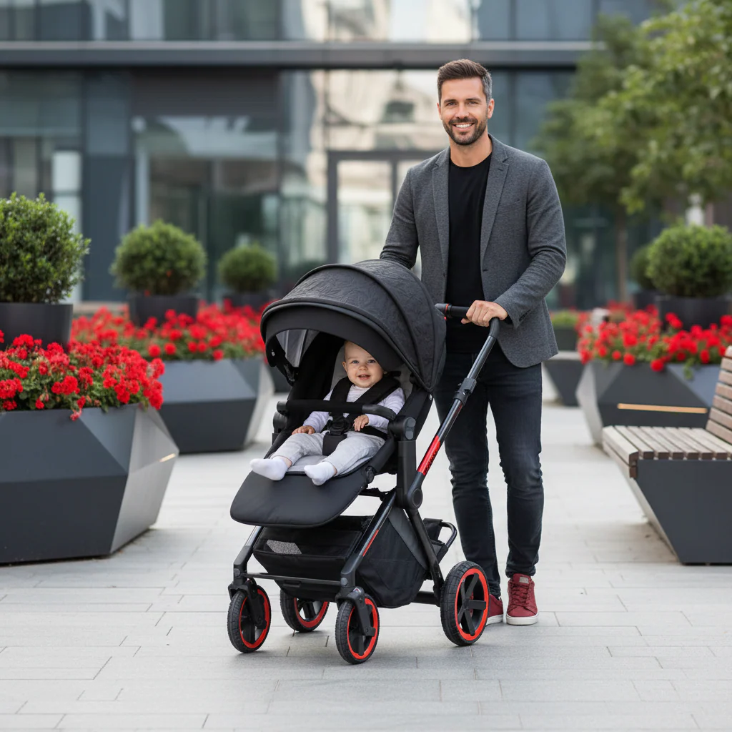 Jané Limited Edition Crosslight Pro Carbon 3in1 Travel System with Koos Car Seat - Image 5