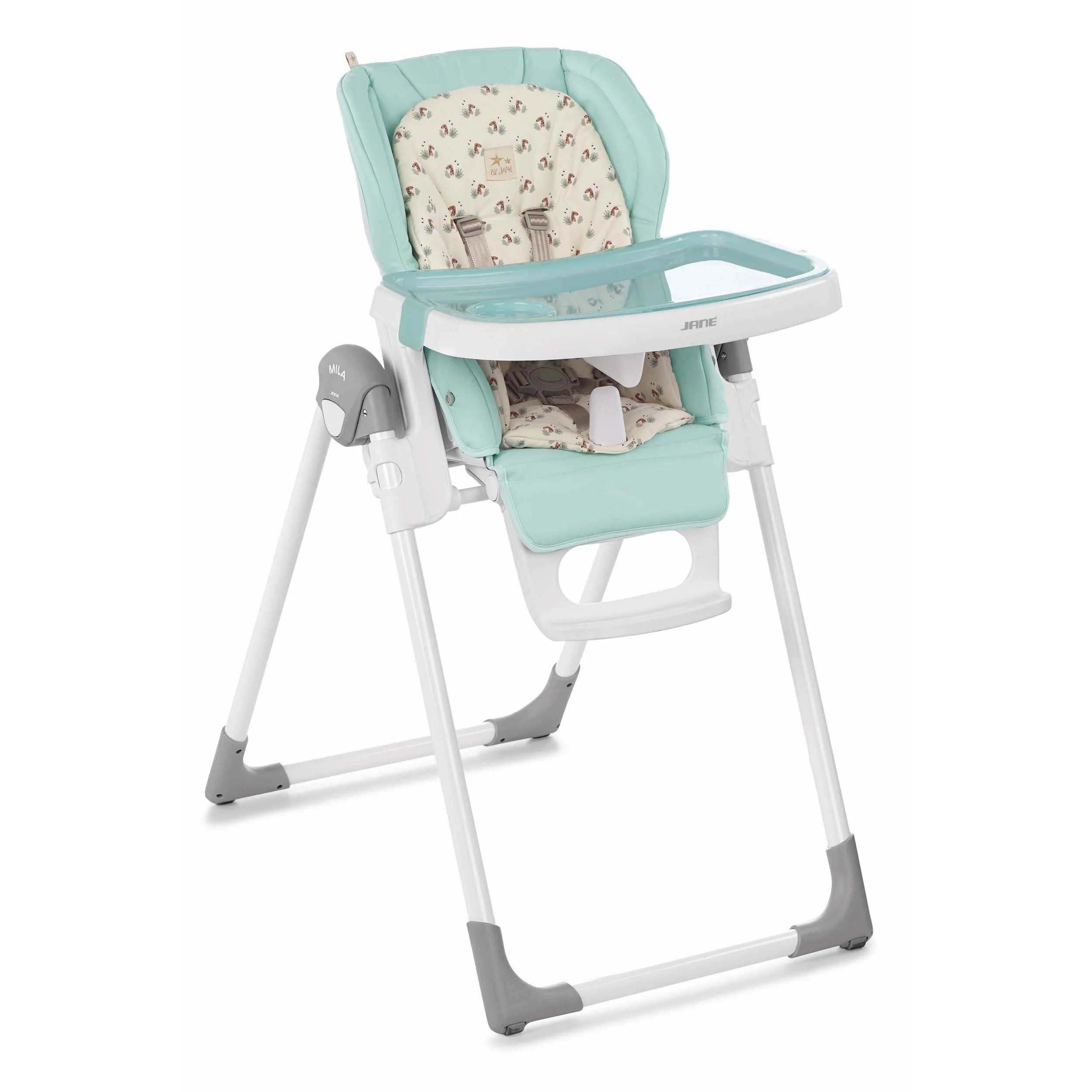 Jane Mila Leatherette Highchair, Forest Green - Image 16