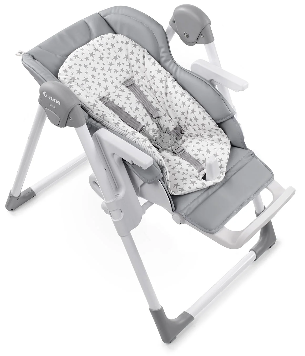 Jane Mila Leatherette Highchair, Forest Green - Image 8