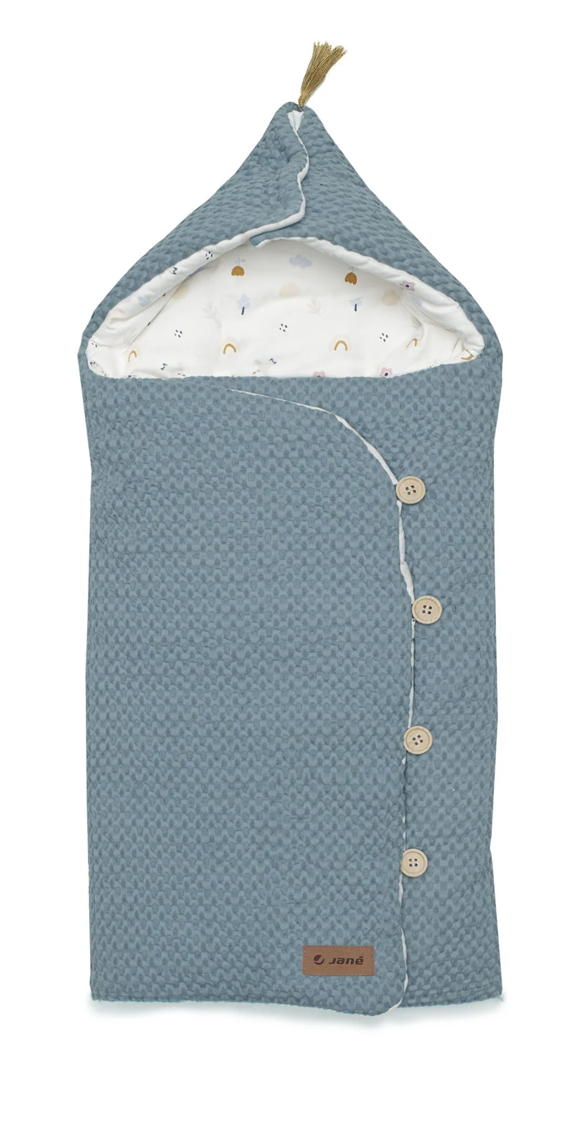 Jane Mims+ Baby Blanket Shawl with Hood - Image 13