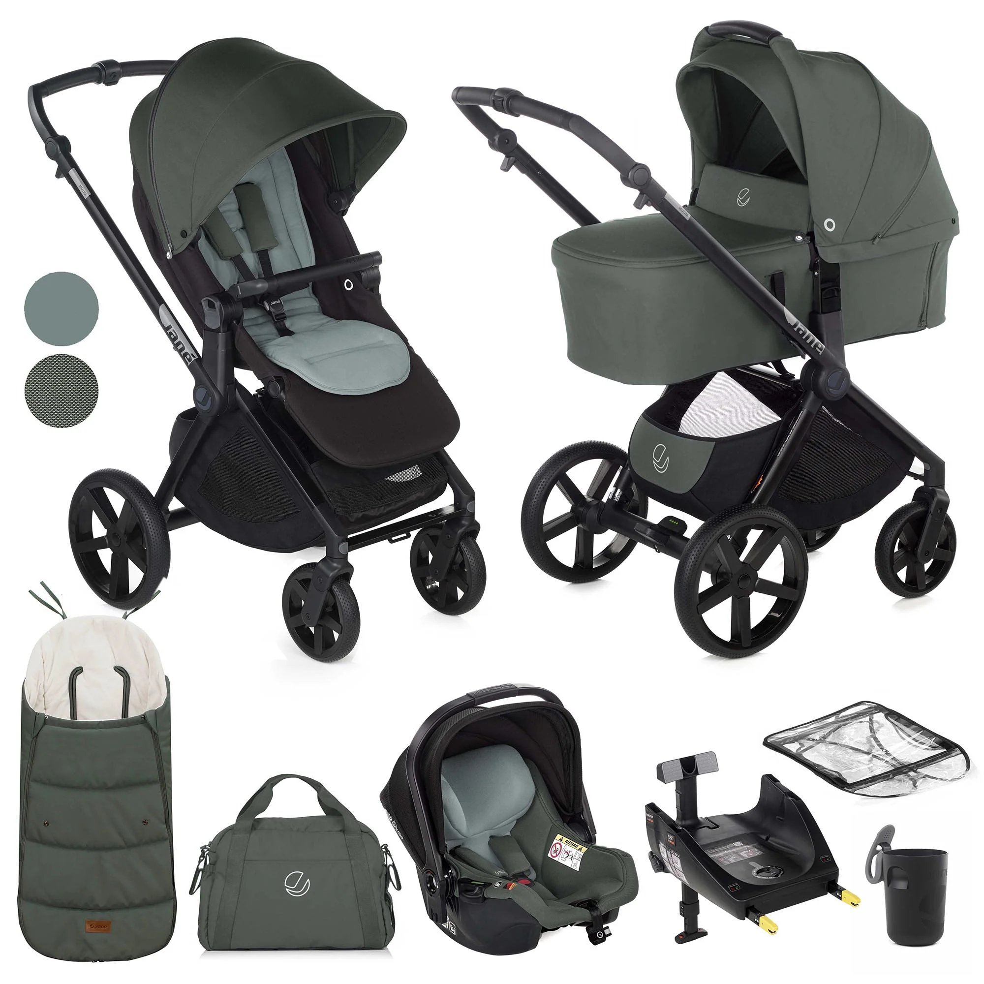 Jane Muum-4 + Sweet + Koos iSize, 10 Piece Travel System Bundle - Image 44