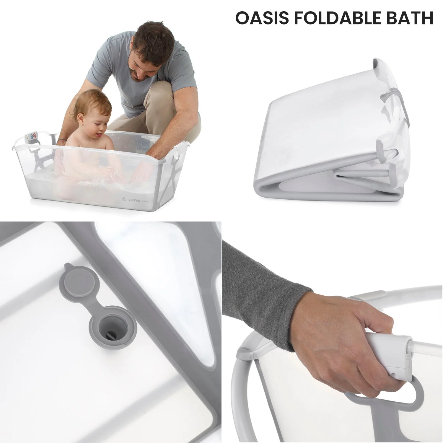 Jane Oasis Foldable Baby Bath & Stand Bundle - Image 4
