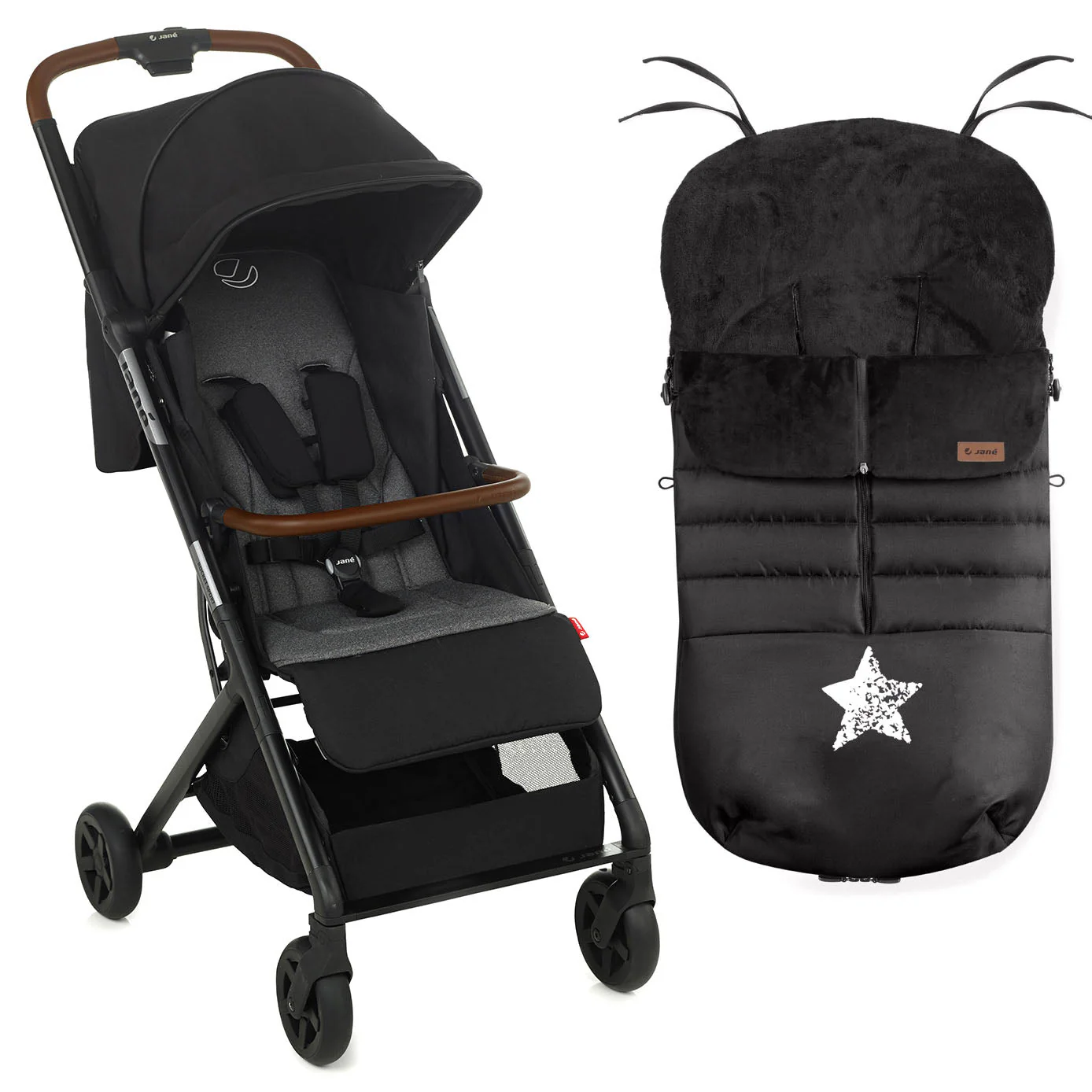Jane Rocket Sport Luxe Pushchair with Raincover & Footmuff / Seat Liner - Image 12