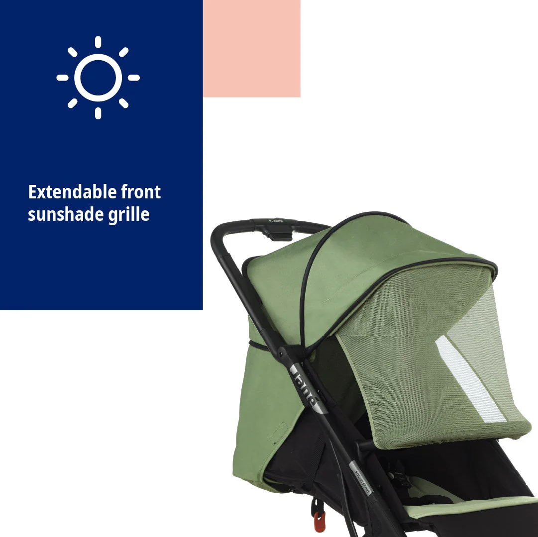 Jane Rocket Sport Luxe Pushchair with Raincover & Footmuff / Seat Liner - Image 18