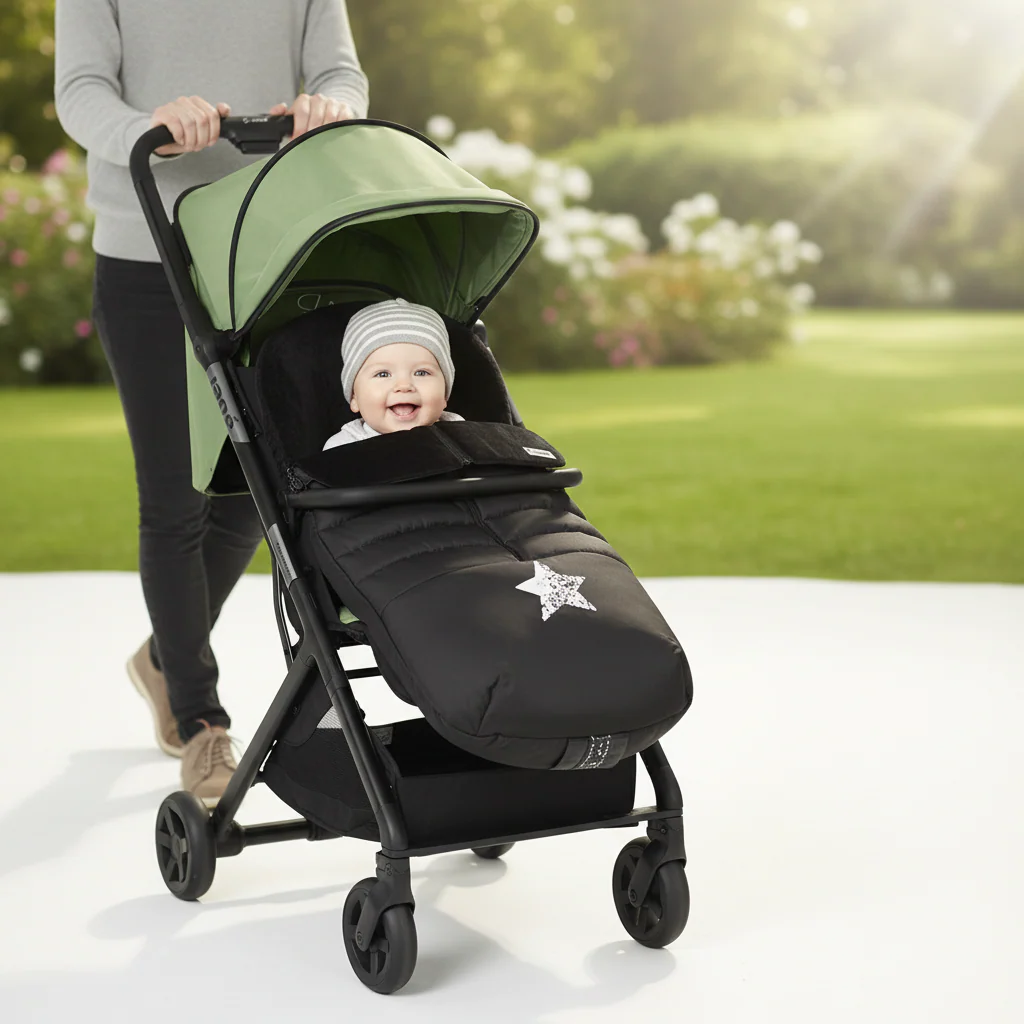 Jane Rocket Sport Luxe Pushchair with Raincover & Footmuff / Seat Liner - Image 8