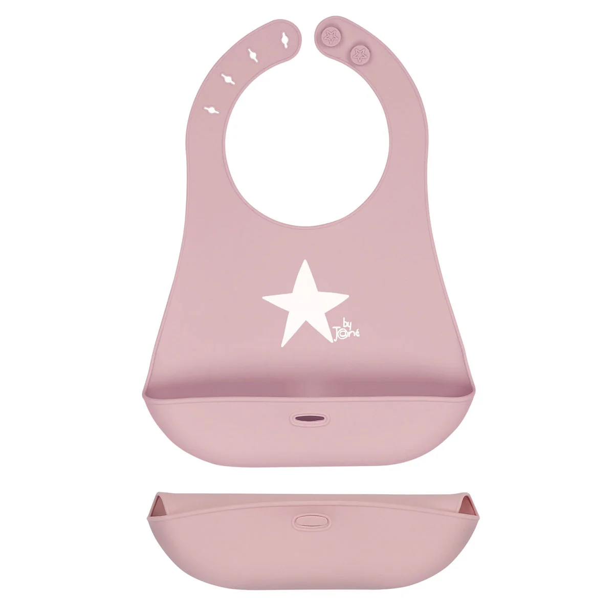 Jane Snap Roll-up Silicone Bib - Image 4