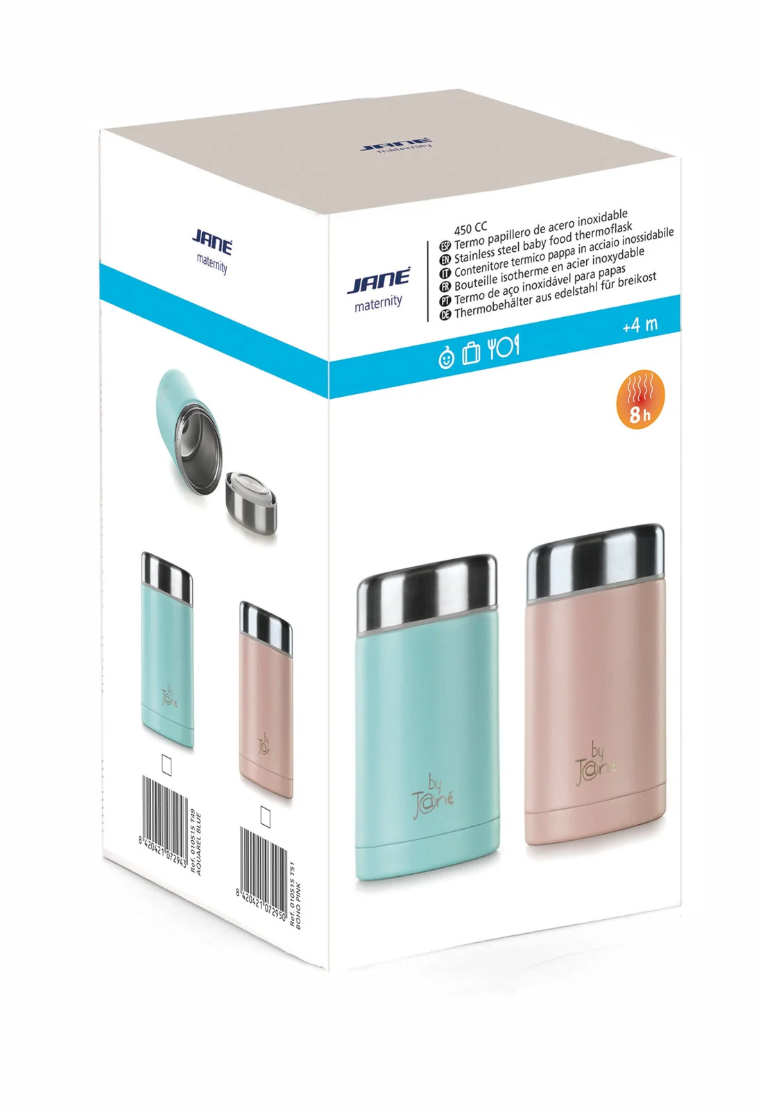 Jane Stainless Steel Baby Food Flask 450cc – Hot or Cold for 8 Hours - Image 3