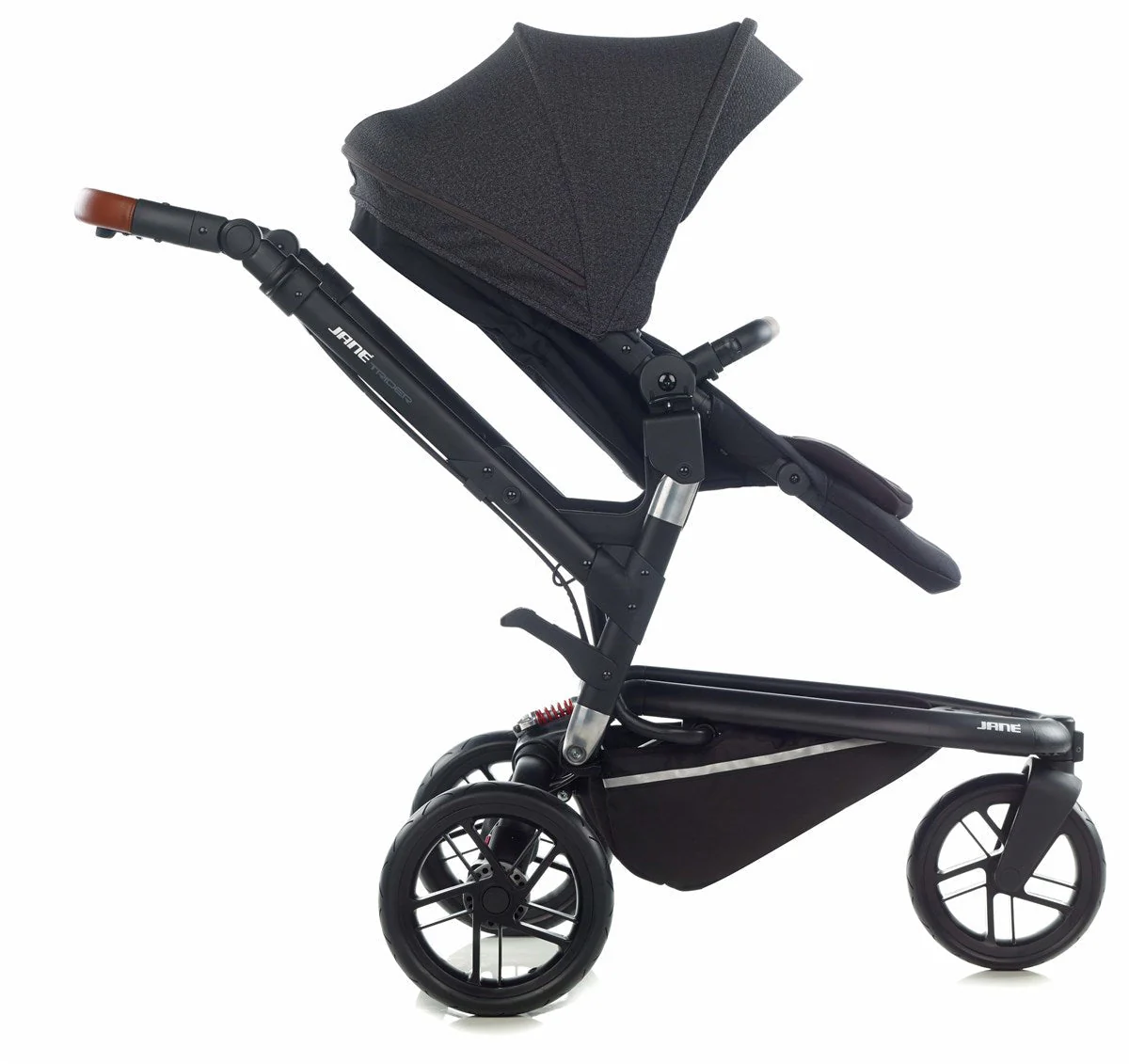 Jané Trider Travel System Bundle with Transporter Plus & Koos R1 i-Size Car Seat, Black - Image 7