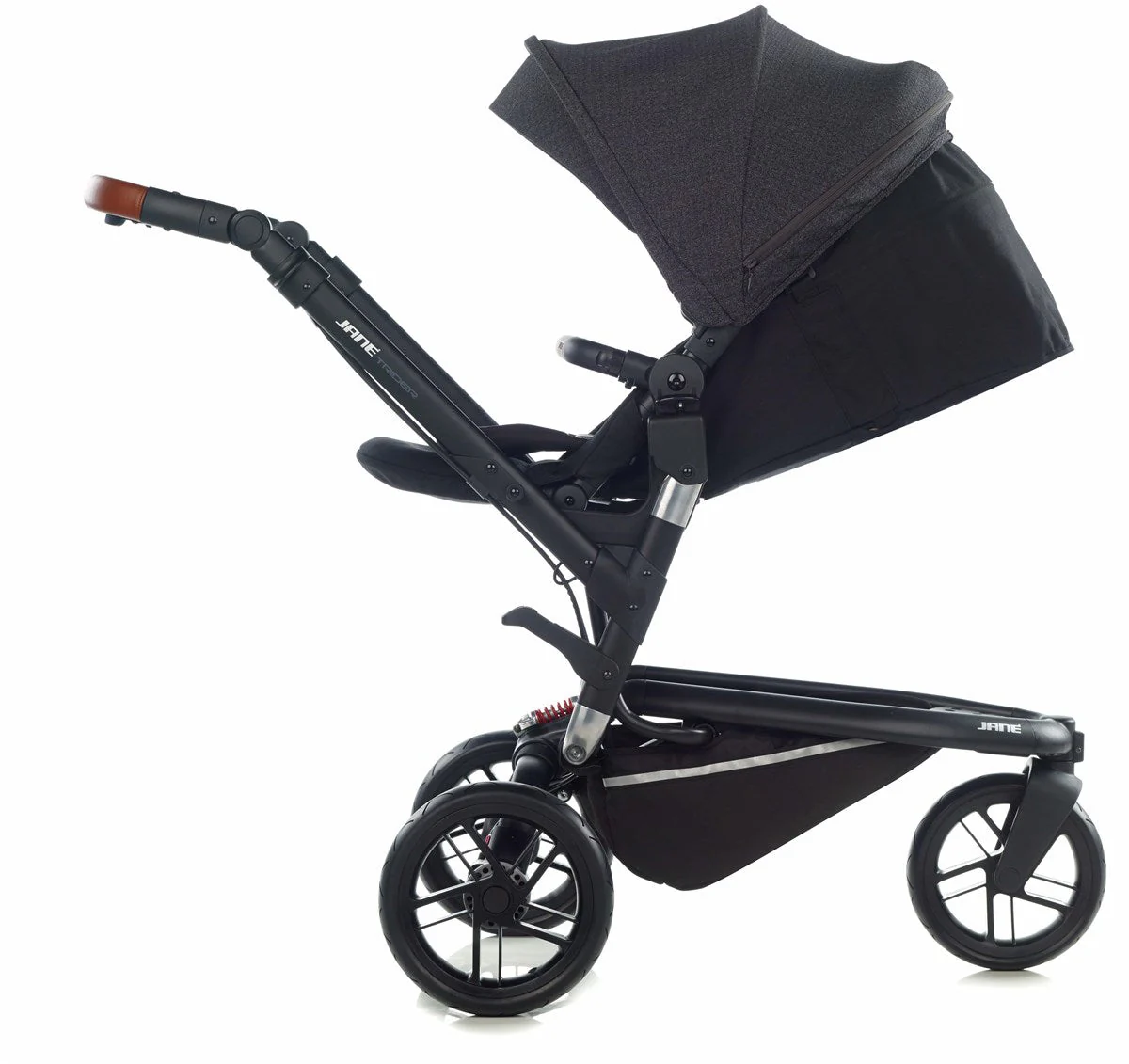 Jané Trider Travel System Bundle with Transporter Plus & Koos R1 i-Size Car Seat, Black - Image 5