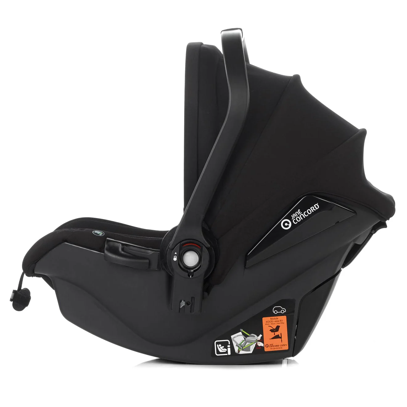 Jané Trider Travel System Bundle with Transporter Plus & Koos R1 i-Size Car Seat, Sand - Image 36