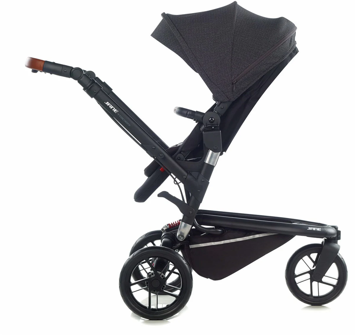 Jané Trider Travel System Bundle with Transporter Plus & Koos R1 i-Size Car Seat, Sand - Image 6