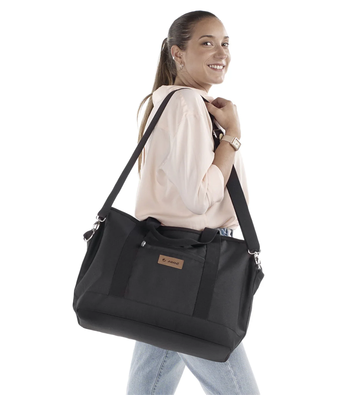 Jane Weekend Bag with changing mat and wash bag.