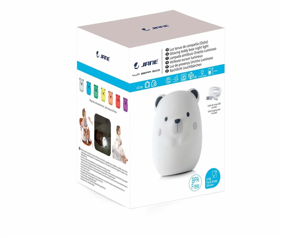 Jane Yum Bear Big - Portable Teddy Bear Shaped Night Light. - Image 8
