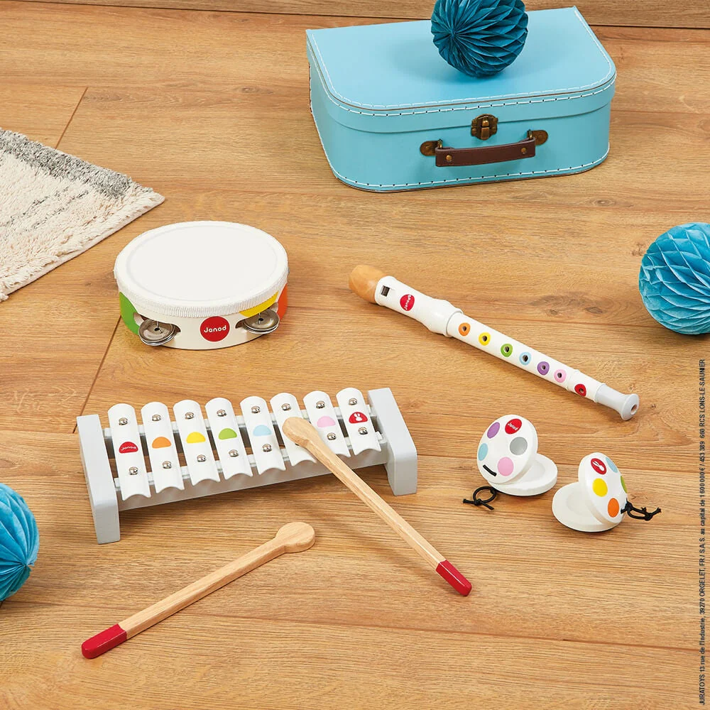 Janod Confetti 4-Instrument Wooden Musical Set - Image 2