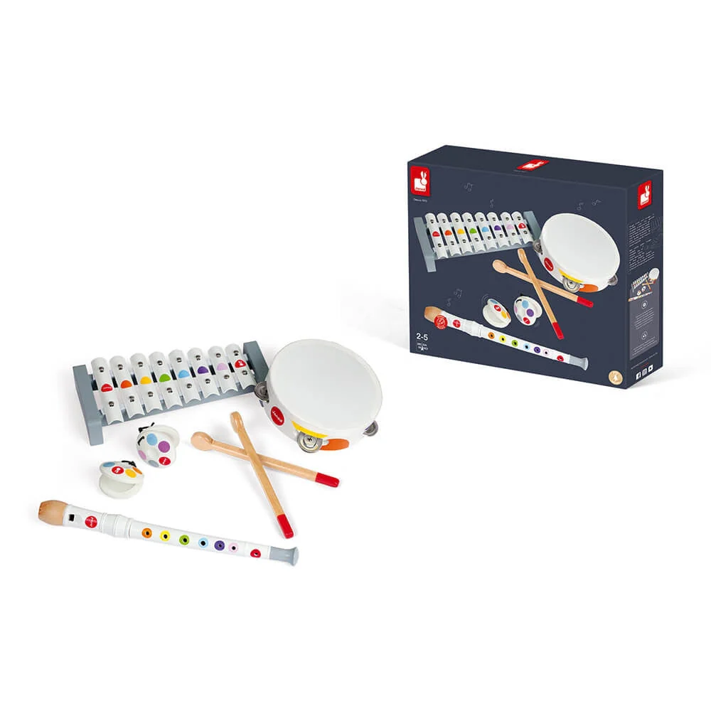 Janod Confetti 4-Instrument Wooden Musical Set - Image 5