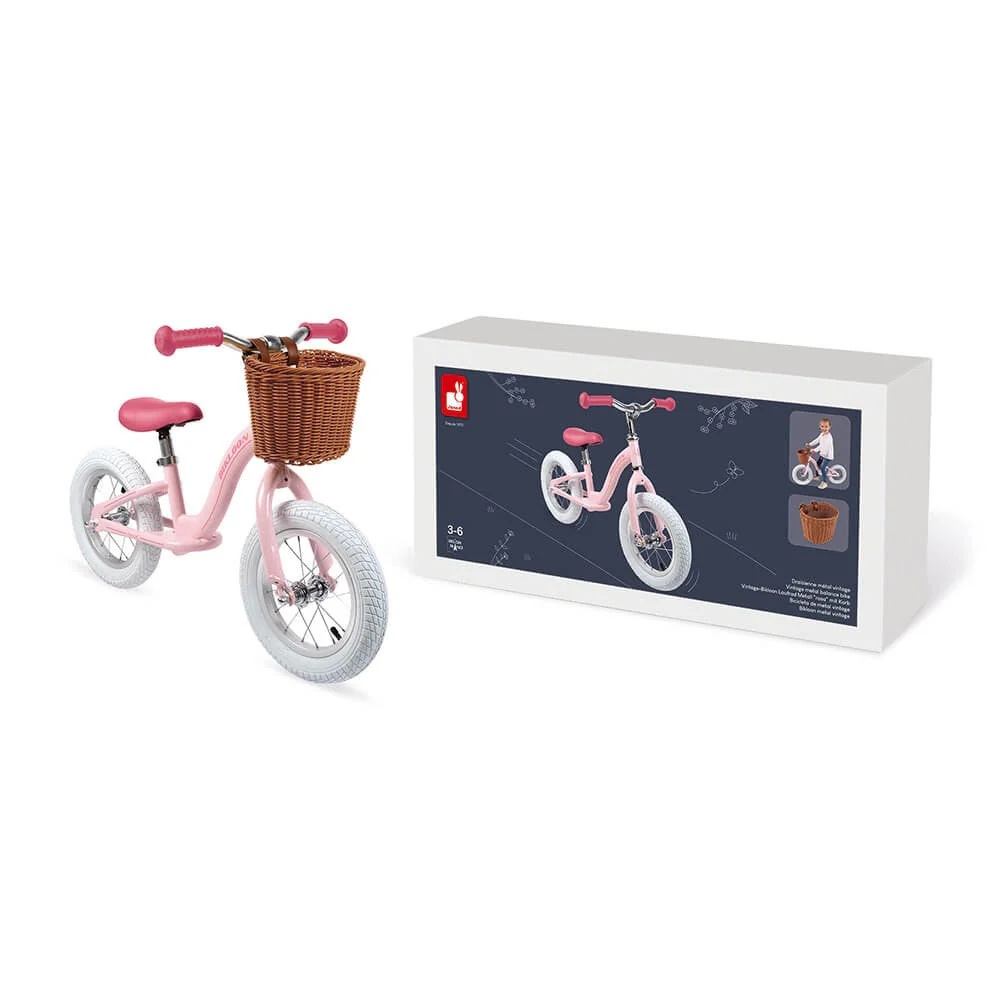 Janod Metal Vintage Bikloon Balance Bike - Image 21