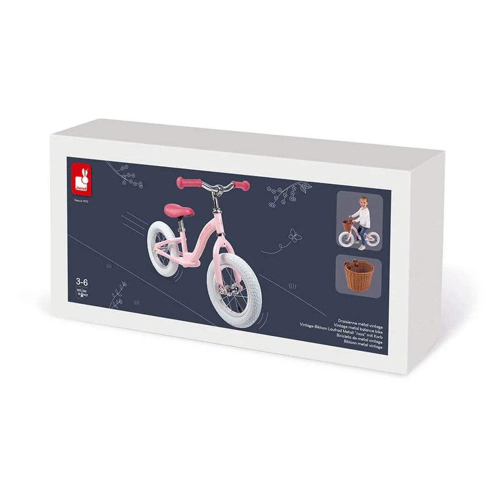 Janod Metal Vintage Bikloon Balance Bike - Image 42