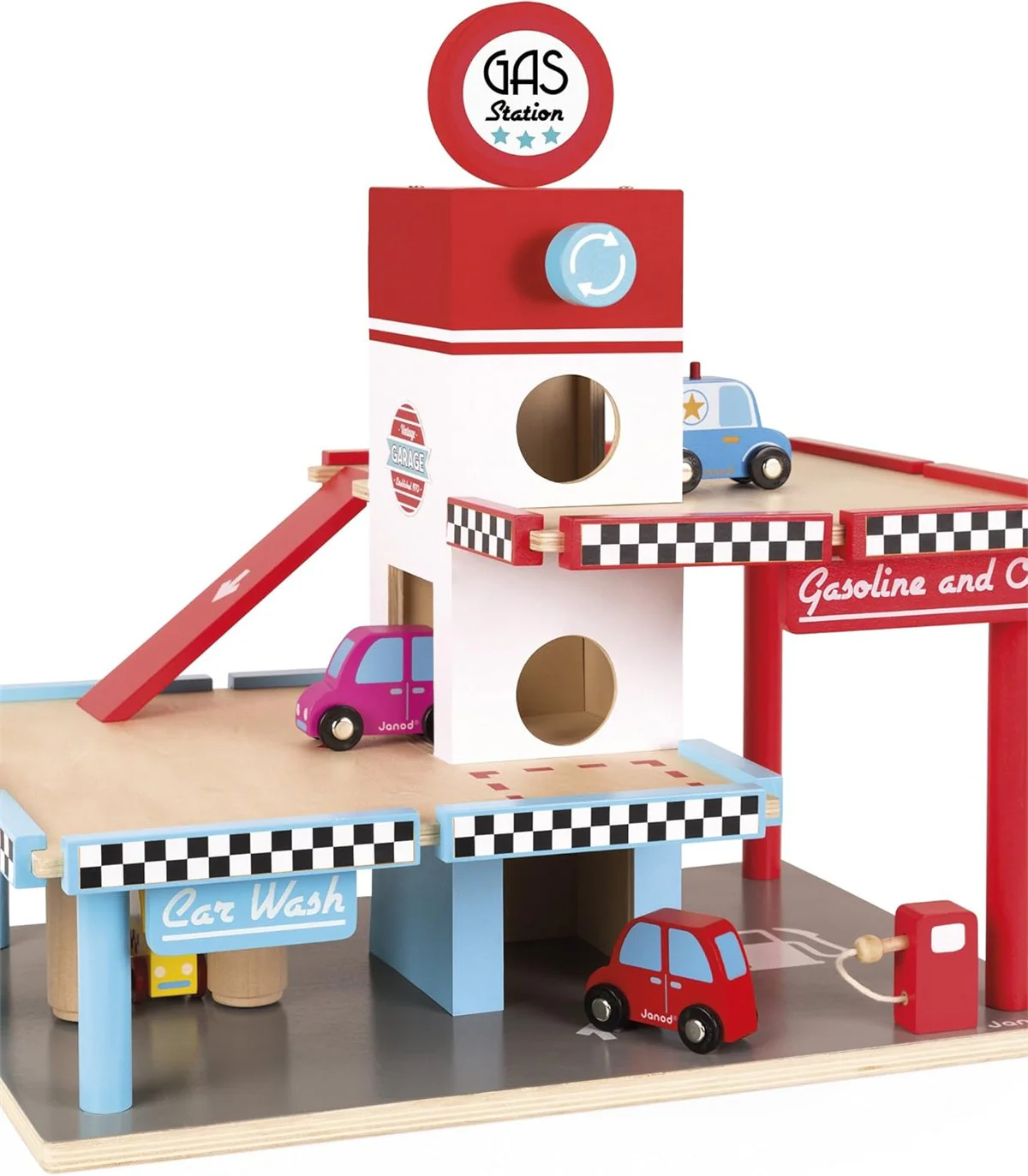 Janod Petrol Station Playset - Image 9
