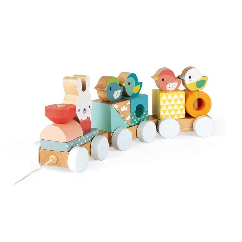 Janod Pure Wooden Train - Image 4