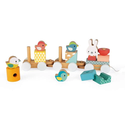 Janod Pure Wooden Train - Image 7