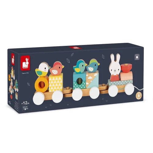Janod Pure Wooden Train - Image 9