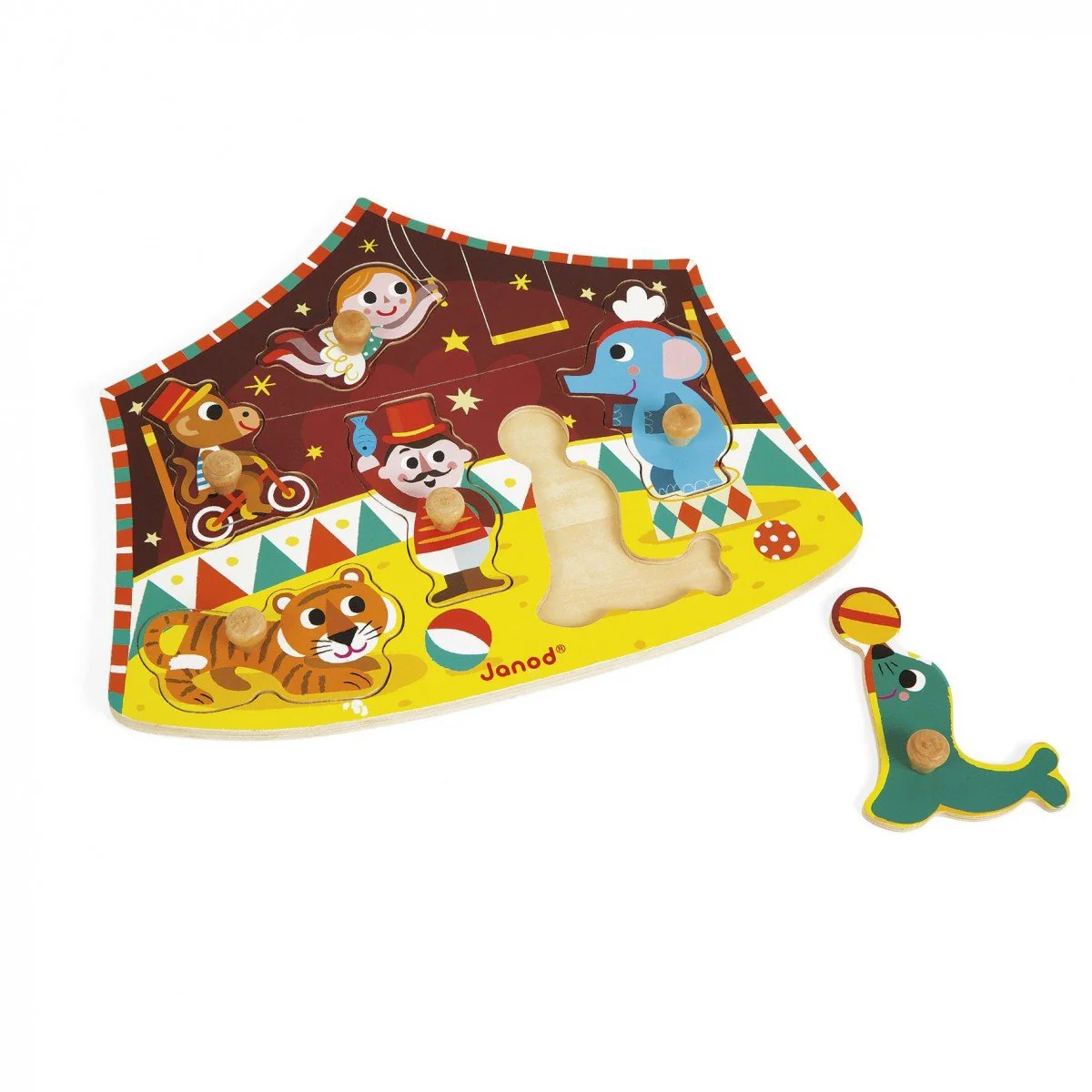 Janod Stars Circus Puzzle - Image 2