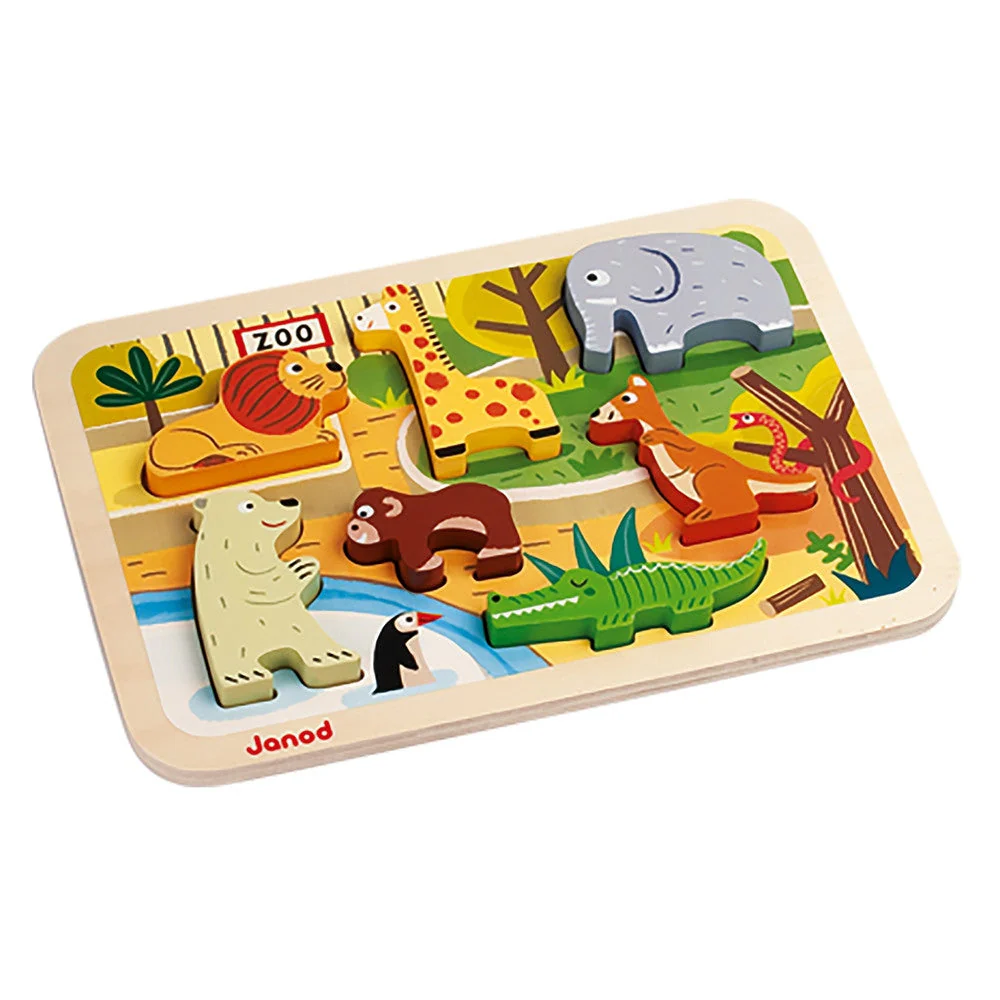 Janod Zoo Chunky Puzzle - Image 2
