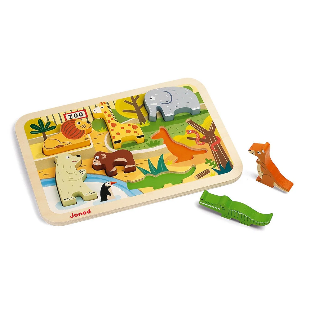Janod Zoo Chunky Puzzle - Image 3