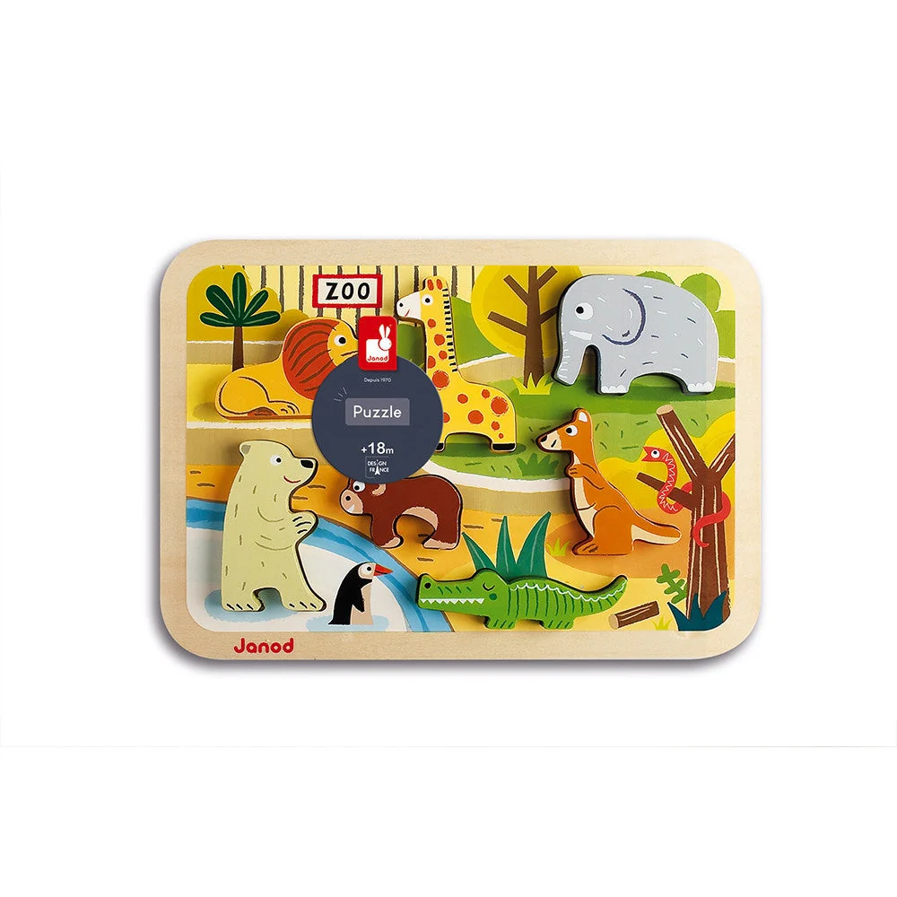 Janod Zoo Chunky Puzzle - Image 4
