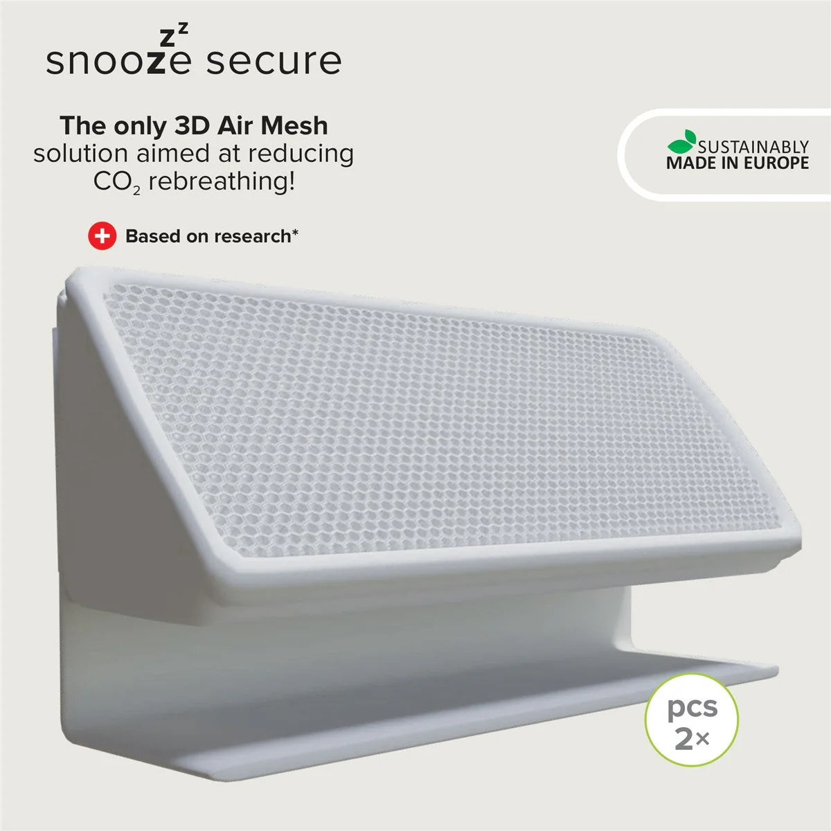 Snooze Secure 3D Air Mesh Baby Sleep Solution – Safer Sleep, Reduced CO₂ Risk - Image 8