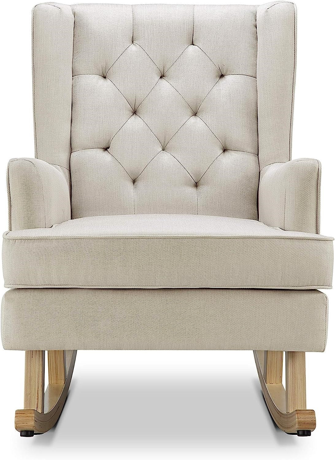 Johnston's Soothe Easy Deluxe Nursing Chair & Rocker with Foot Stool – Convertible Feeding Chair - Image 17