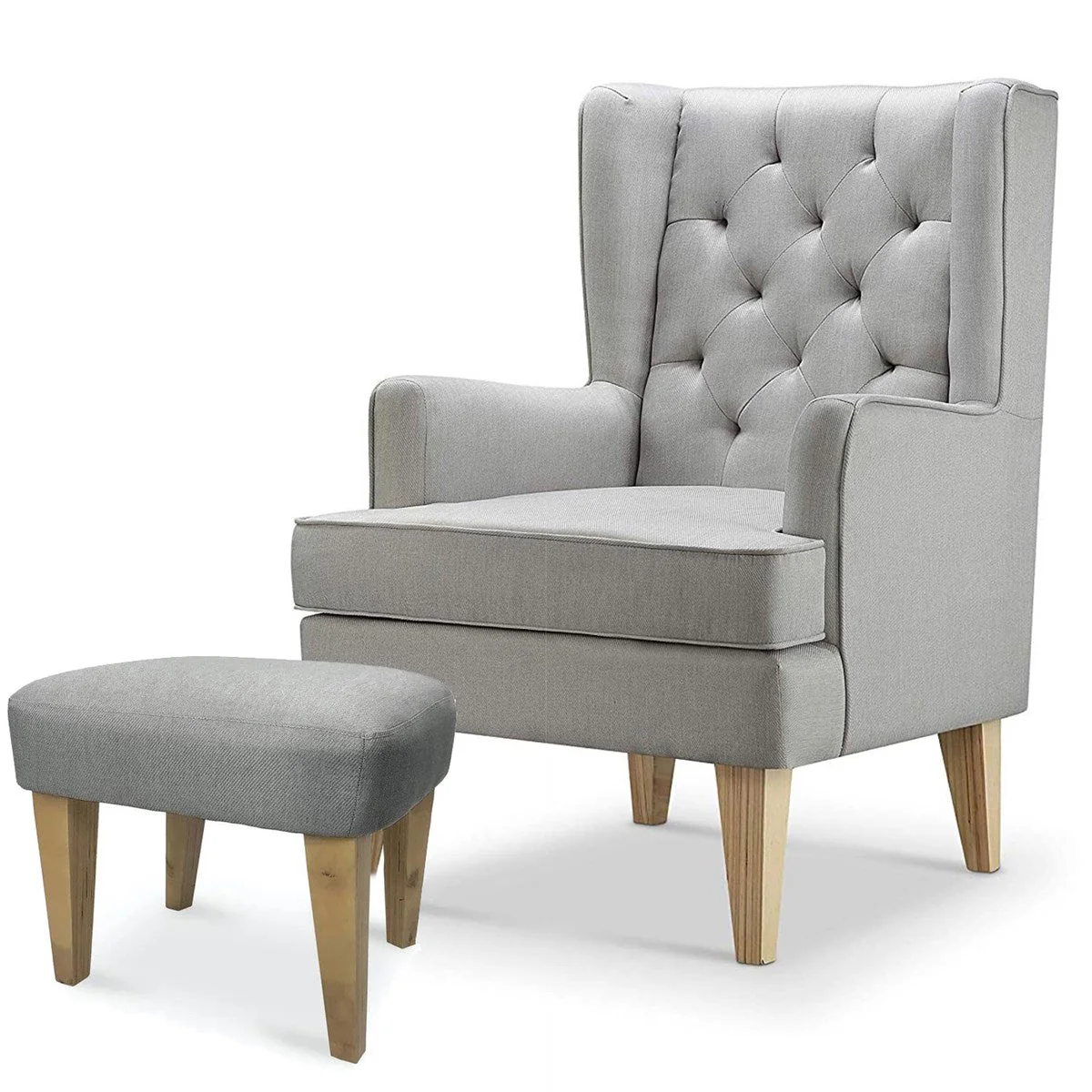Johnston's Soothe Easy Nursing Chair & Rocker with Foot Stool – Convertible Feeding Chair - Image 19