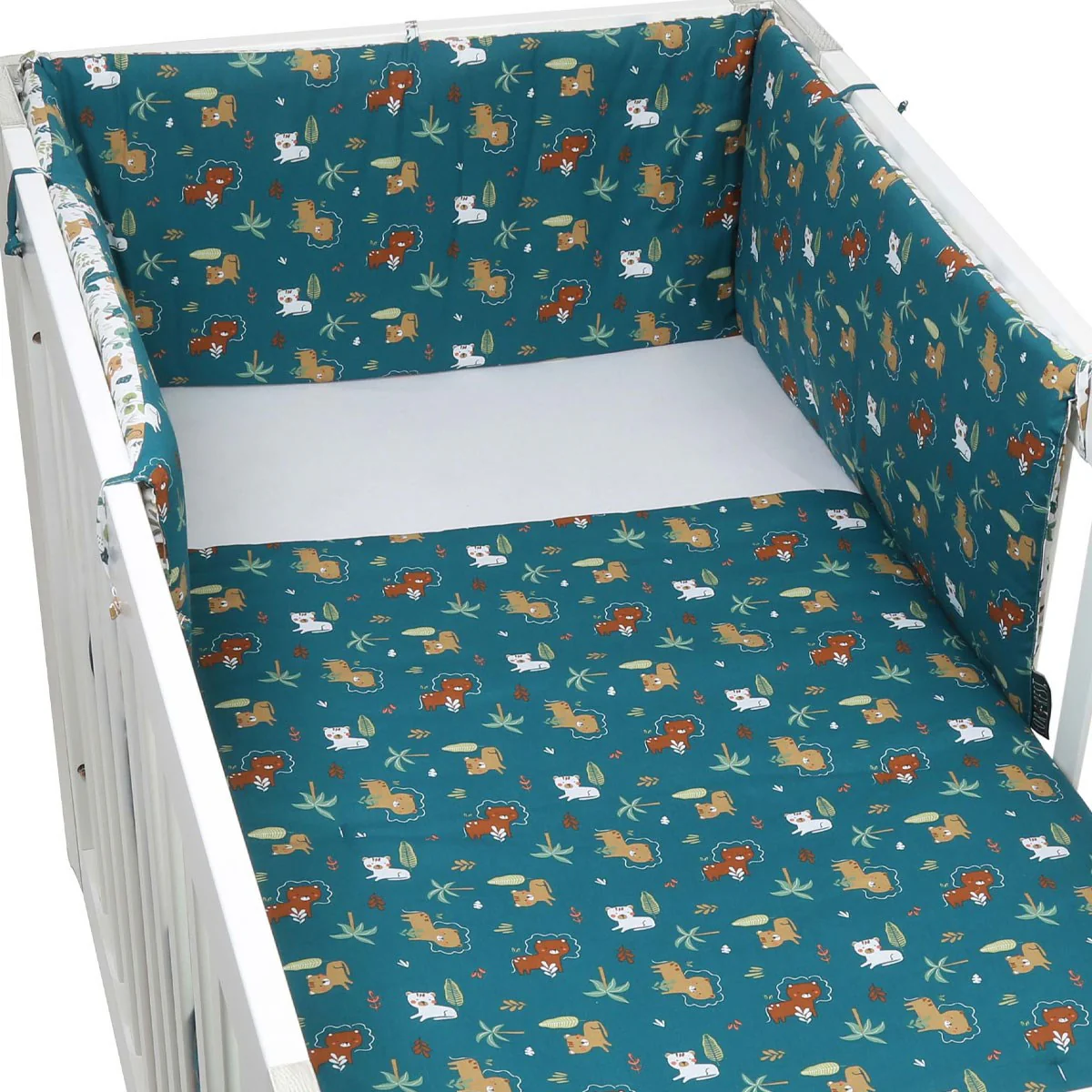 Jungle Organic Cotton Junior All-in-One 4.0 Tog Quilt Bedding Set - Image 6