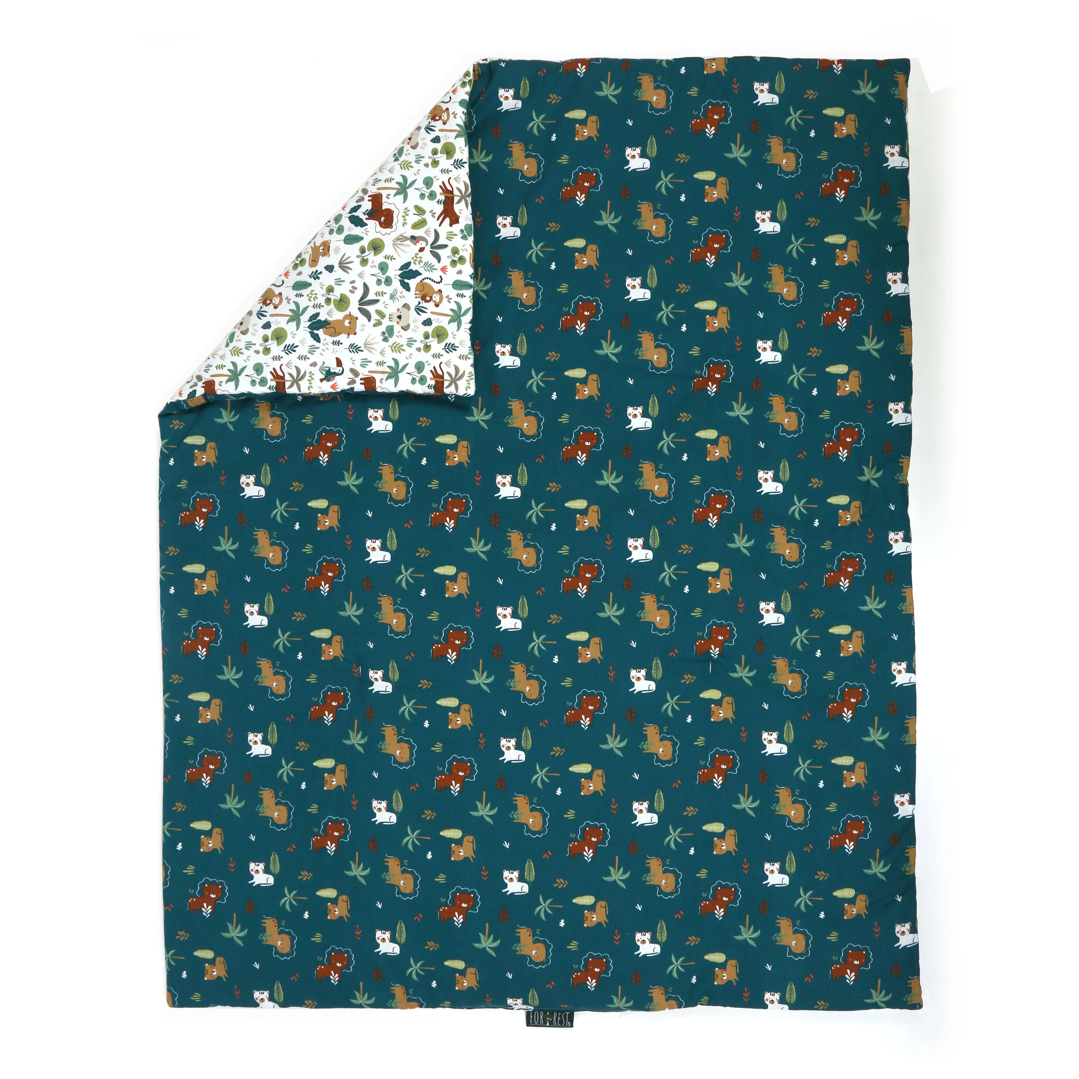 Jungle Organic Cotton Junior All-in-One 4.0 Tog Quilt Bedding Set - Image 7