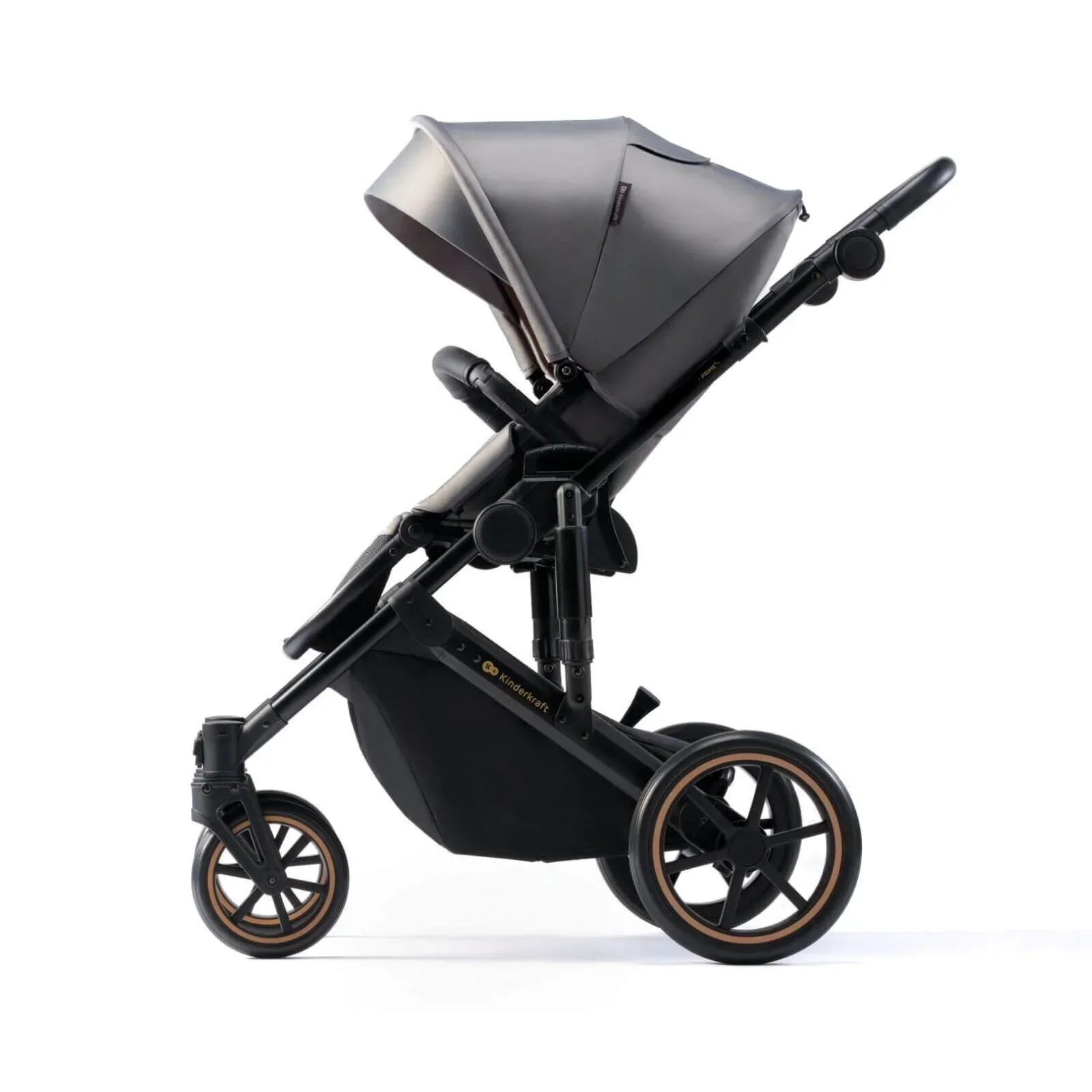 Kinderkraft 3-in-1 Mink Pro Prime 2 Travel System with Car Seat - Shadow Grey - Image 2