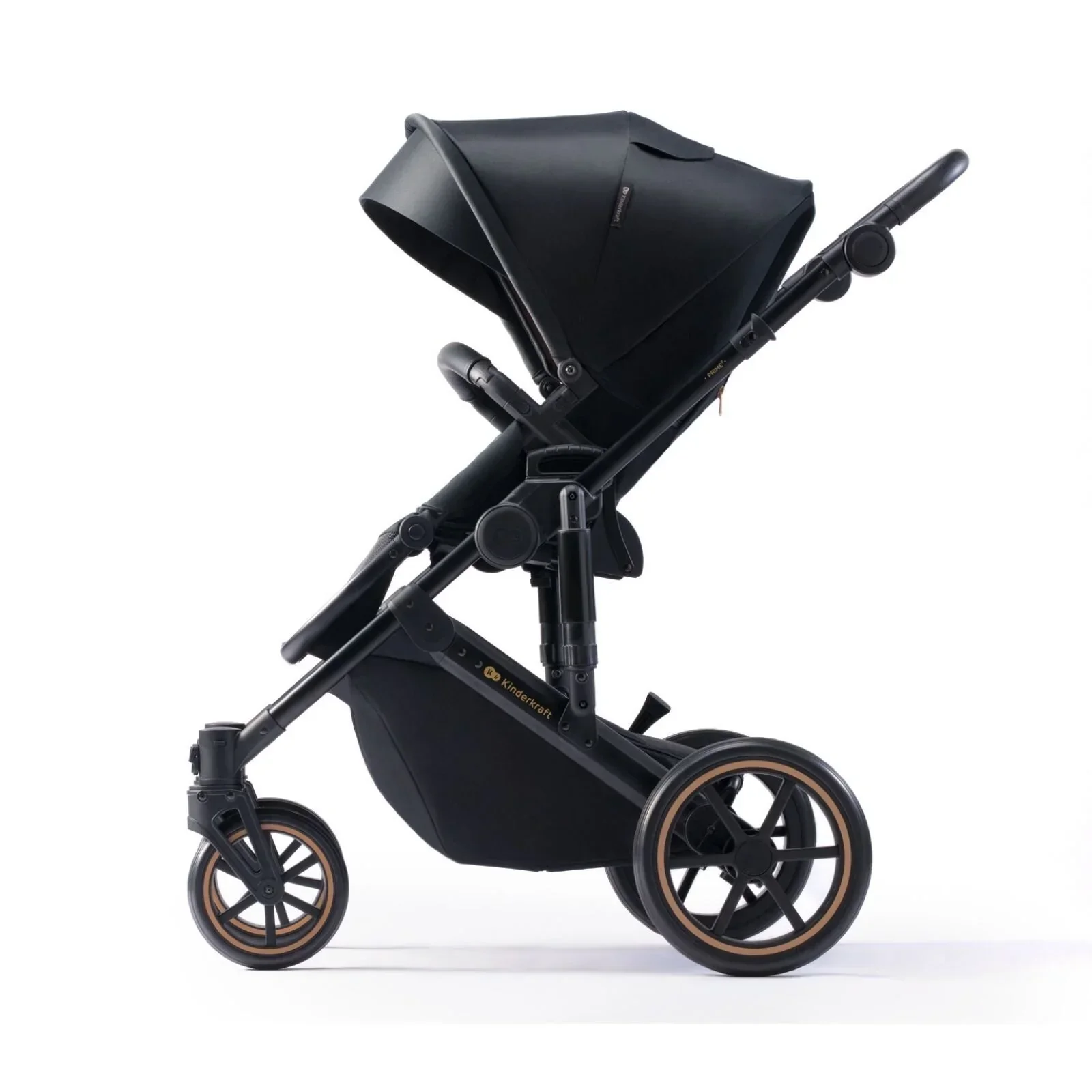 Kinderkraft 3-in-1 Mink Pro Prime 2 Travel System with Car Seat - Venezian Black - Image 2