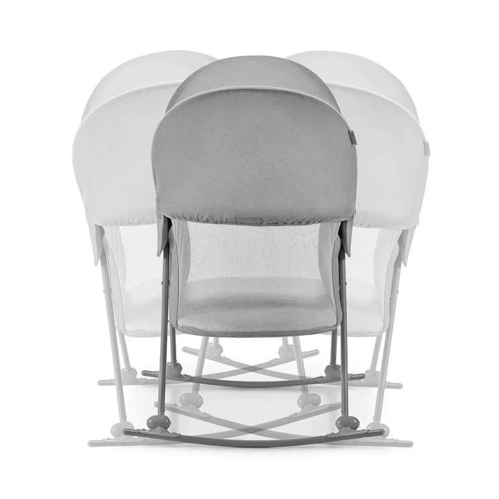 Kinderkraft Lovi 3-in-1 Baby Crib - Grey - Image 11