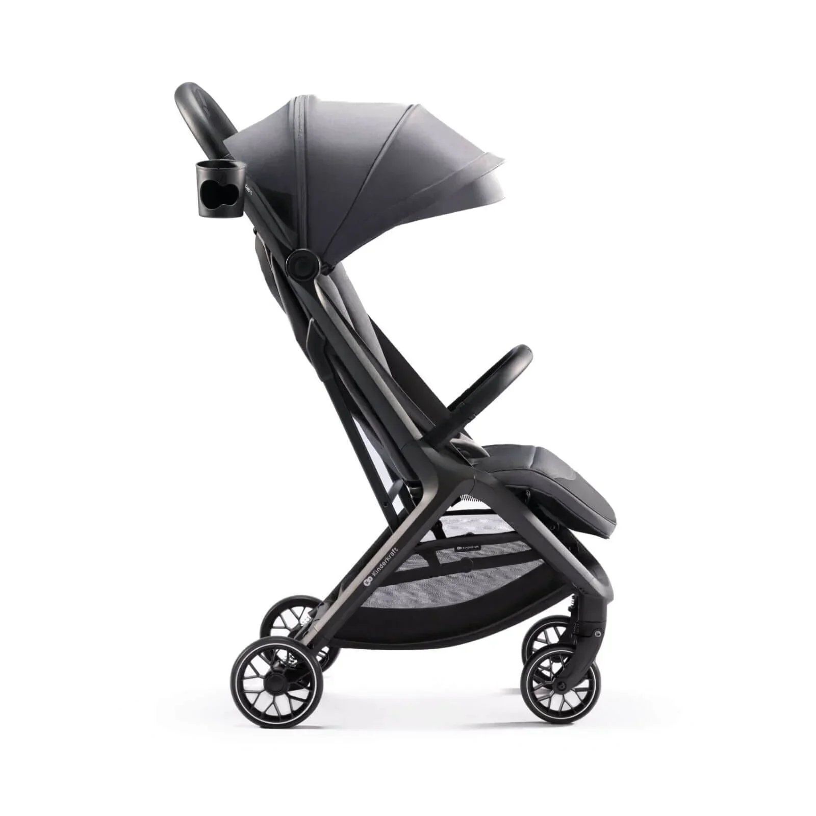 Kinderkraft Nubi 2 Auto-Folding Pushchair - Cloudy Grey - Image 2